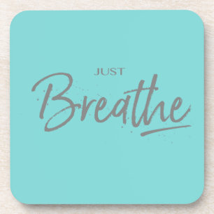 Dessous-de-verre Respire, Yoga, Citation Zen