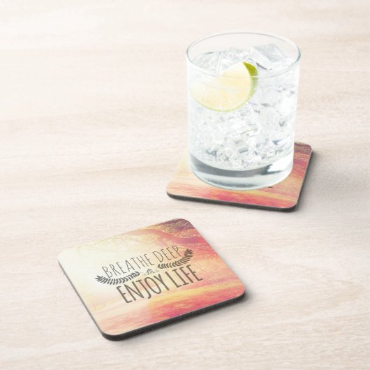 Dessous-de-verre Respirez profondément (Côté Droit)