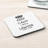 Dessous-de-verre Restez calme, je suis avocat (Côté gauche)