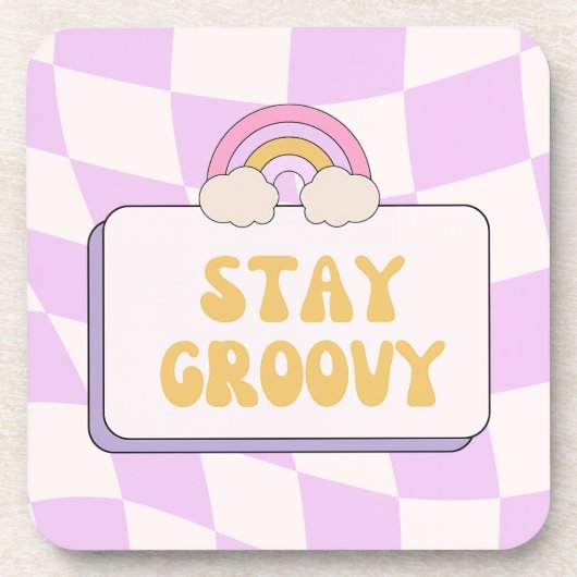 Dessous-de-verre Restez Groovy (Devant)