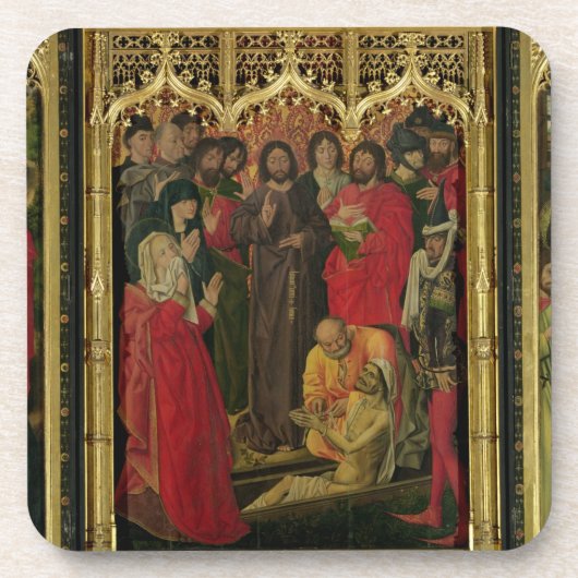 Dessous-de-verre Résurrection de triptyque de Lazarre ; Augmenter (Devant)
