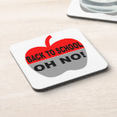 Dessous-de-verre Retour À L'École Oh Non (Côté gauche)