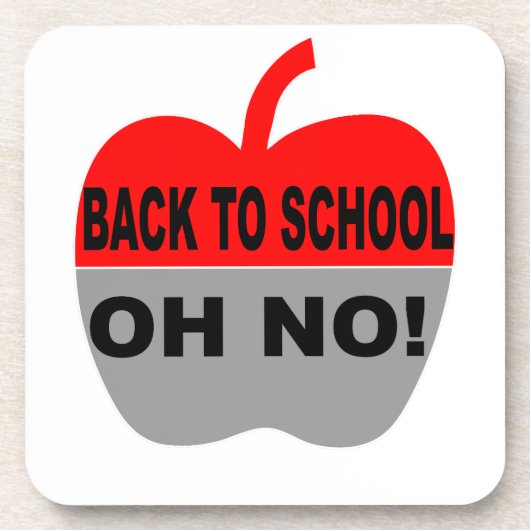 Dessous-de-verre Retour À L'École Oh Non (Devant)