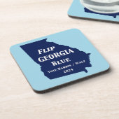 Dessous-de-verre Retourner Georgia Blue en 2024 (Côté gauche)