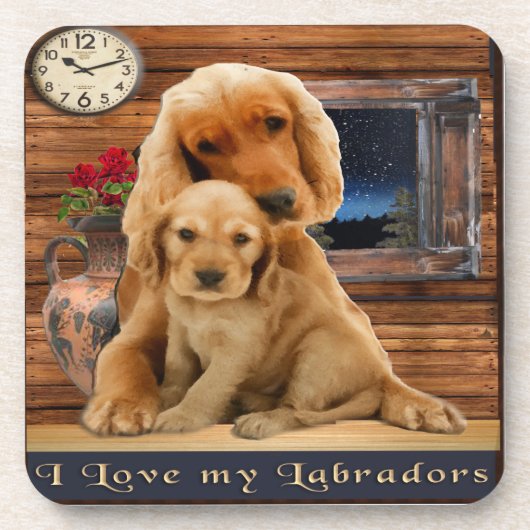 Dessous-de-verre Retriever du Labrador (Devant)