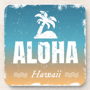 Dessous-de-verre Rétro Aloha Hawaï