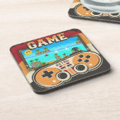 Dessous-de-verre Rétro contrôleur distant du jeu (Côté gauche)