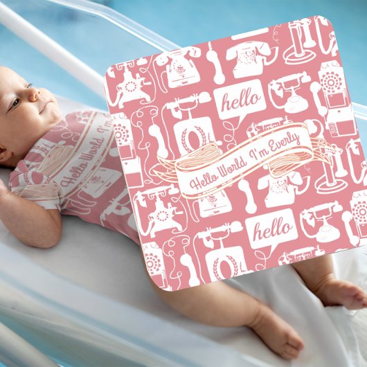 Dessous-de-verre Retro Grey ou n'importe quel Motif téléphonique co