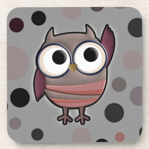 Dessous-de-verre Rétro hibou