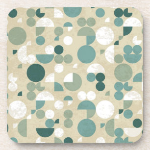 Dessous-de-verre Rétro motif abstrait