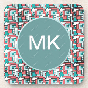 Dessous-de-verre Rétro motif de brique