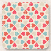 Dessous-de-verre Rétro motif de Saint-Valentin (Devant)
