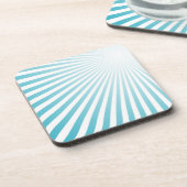 Dessous-de-verre Retro Sky Blue Sun Ray (Côté gauche)