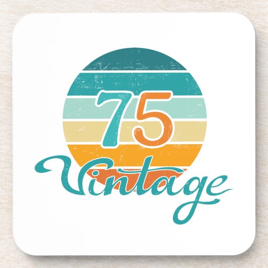 Dessous-de-verre Retro Sunset 75 Vintage (Devant)