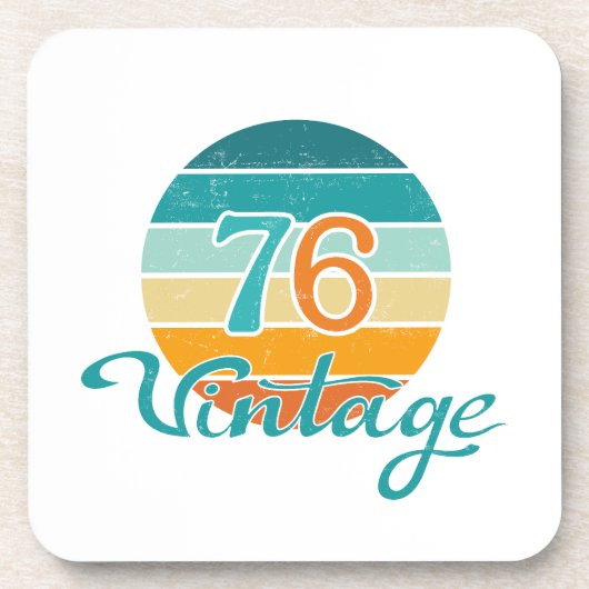 Dessous-de-verre Retro Sunset 76 Vintage (Devant)