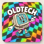 Dessous-de-verre Retro Tech Cartoon Psychedelic Coaster (Devant)