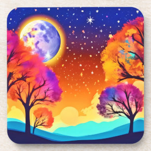 Dessous-de-verre Rêve d'automne sur la Lune