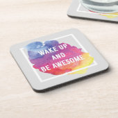 Dessous-de-verre Réveillez-vous et soyez impressionnant (Côté gauche)