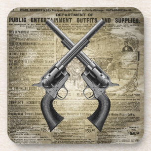 Dessous-de-verre Revolvers vintages