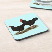 Dessous-de-verre Rhode Island Red Bantams (Côté gauche)