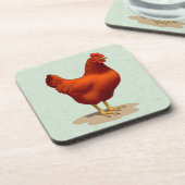 Dessous-de-verre Rhode Island Red Hen (Côté gauche)