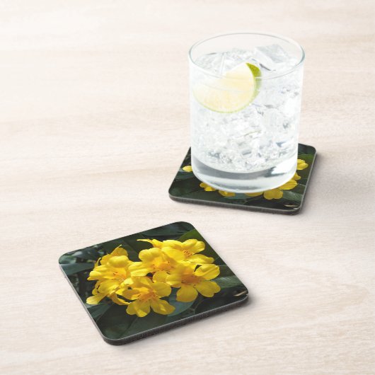 Dessous-de-verre Rhododendron jaune (Côté Droit)