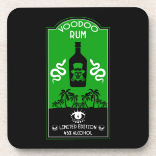 Dessous-de-verre rhum vaudou des Caraïbes