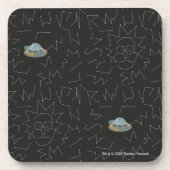 Dessous-de-verre RICK AND MORTY™ | Rick Constellation Pattern (Devant)