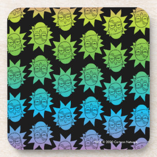 Dessous-de-verre RICK ET MORTY™  motif Rainbow Rick Head