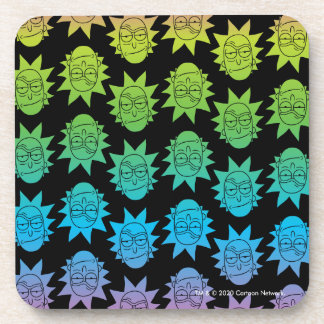 Dessous-de-verre RICK ET MORTY™ | Rainbow Rick Head motif