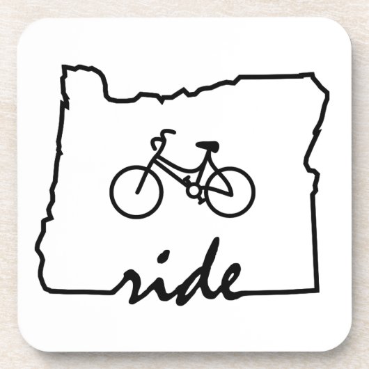 Dessous-de-verre Ride Oregon (Cyclisme) (Devant)