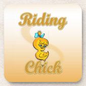 Dessous-de-verre Riding Chick (Devant)