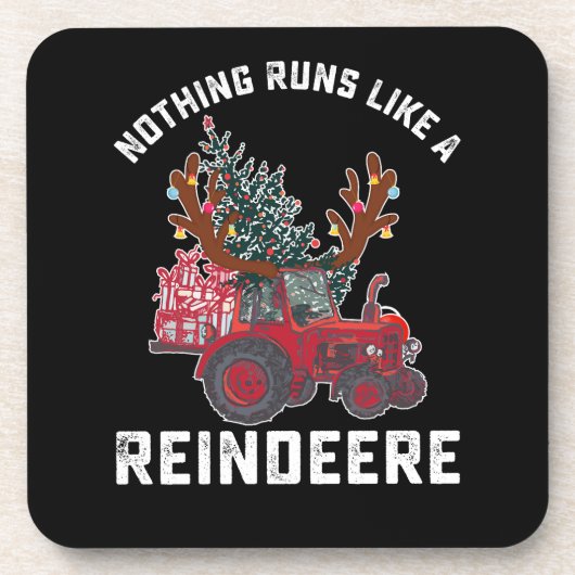 Dessous-de-verre Rien Ne Fonctionne Comme Un Reindeere Tractor (Devant)