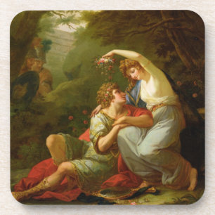 Dessous-de-verre Rinaldo et Armida, 1771 (huile sur la toile)