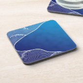 Dessous-de-verre rivière bleue (Côté gauche)