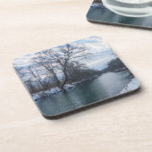 Dessous-de-verre Rivière James hiver (Côté gauche)