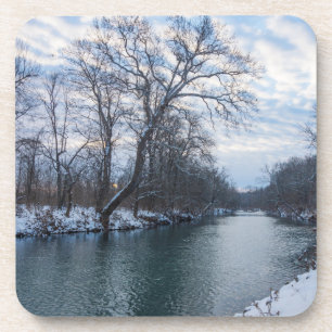 Dessous-de-verre Rivière James hiver