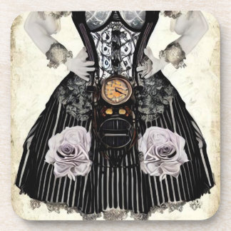 Dessous-de-verre Robe corset rétro steampunk