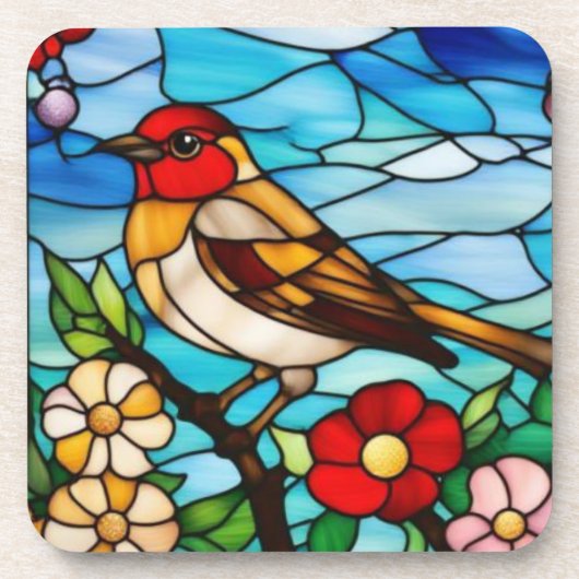 Dessous-de-verre Robin Coloré (Devant)