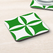 Dessous-de-verre Roboter Peter pour payer Motif vert Pual (Côté gauche)