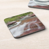 Dessous-de-verre Rocher rouge dans le ruisseau Baring, national des (Côté gauche)