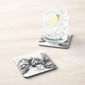 Dessous-de-verre Rochers (Côté Droit)