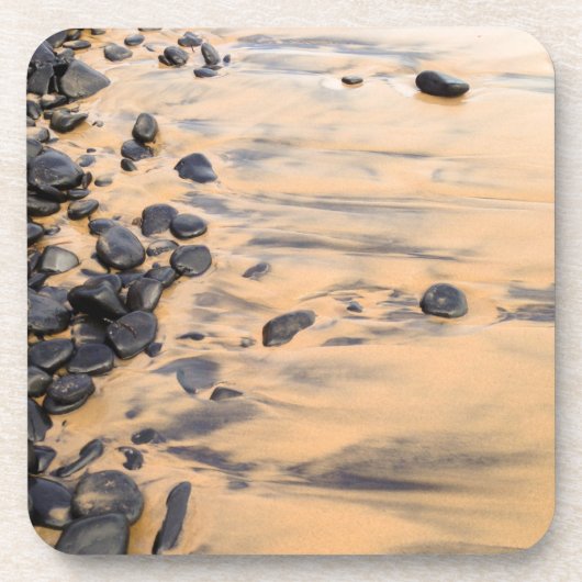 Dessous-de-verre Roches de la plage noire (Devant)