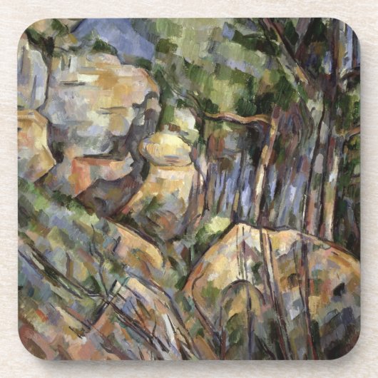 Dessous-de-verre Roches près des cavernes au-dessous du château (Devant)