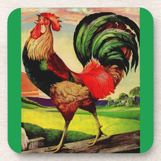 Dessous-de-verre Rocky the Handsome Rooster (Devant)