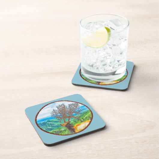 Dessous-de-verre Roi Cervus (Côté Droit)