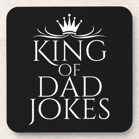 Dessous-de-verre Roi des blagues de papa (Devant)