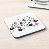 Dessous-de-verre Roller Skates Derby Skating Illustration (Côté gauche)