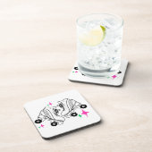 Dessous-de-verre Roller Skates Derby Skating Illustration (Côté Droit)