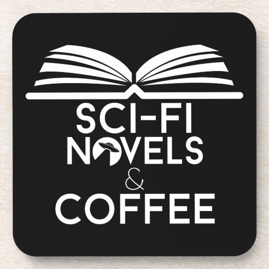 Dessous-de-verre Romans de science-fiction et café (Devant)